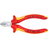 KNIPEX 70 06 125, Alicates de corte rojo/Amarillo