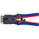 KNIPEX 97 51 12 SB, Crimpadora azul/Rojo