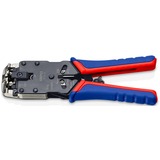KNIPEX 97 51 12 SB, Crimpadora azul/Rojo