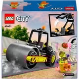 LEGO 60401 City Apisonadora de Juguete, Maqueta de Camión y Minifigura, Juegos de construcción Maqueta de Camión y Minifigura, Juego de construcción, 5 año(s), Plástico, 78 pieza(s), 171 g