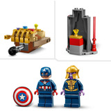 LEGO Capitán América vs. Thanos, Juegos de construcción Juego de construcción, 4 año(s), Plástico, 107 pieza(s), 291 g