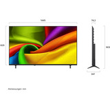 LG 65NU800B6LA.AEEQ, Televisor LED negro