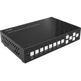 Lindy Conmutador KVM de 5 puertos Multiview sin interrupciones, Switch KVM negro