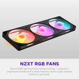 NZXT F420 RGB, Ventilador negro