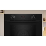 Neff BX46PIB0 sets de electrodoméstico de cocina Con placa de inducción Horno eléctrico, Juego para horno negro/Acero fino, Con placa de inducción, 4 zona(s), Vidrio y cerámica, Negro, Tocar, 58,3 cm