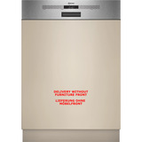 Neff S145EAS16E lavavajillas Semi integrado 13 cubiertos acero fino cepillado, Semi integrado, Tamaño completo (60 cm), Acero inoxidable, Botones, 1,75 m, 1,65 m