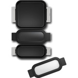 Neff Z9403FF0 kit de cacerolas 5 pieza(s), Juego de sartenes acero fino/Negro, Batería de cocina, Plata, Plata, Vidrio, 220 °C, 4,2 kg