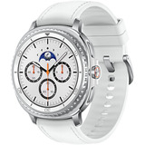 Samsung Galaxy Watch8 Classic (LTE, 46 mm), SmartWatch blanco, 46 mm), 3,3 cm (1.3"), AMOLED, Pantalla táctil, 64 GB, GPS (satélite), 63,5 g