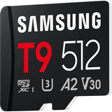 Samsung T9 microSDXC 512 GB, Tarjeta de memoria negro