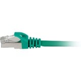 Sharkoon Cable patch SFTP, RJ-45, con cable base Cat.7a verde