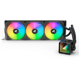 Sharkoon S100 ARGB, Refrigeración por agua negro