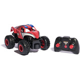 Spin Master Monster Jam - Coche Teledirigido The Amazing Spider-man, Monster Truck Escala 1:24 - Coches RC para Niños - Juguetes Niños 4 años +, Radiocontrol Monster Jam - Coche Teledirigido The Amazing Spider-man, Monster Truck Escala 1:24 - Coches RC para Niños - Juguetes Niños 4 años +, Monster truck, 4 año(s), Plástico, Negro, Rojo