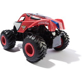 Spin Master Monster Jam - Coche Teledirigido The Amazing Spider-man, Monster Truck Escala 1:24 - Coches RC para Niños - Juguetes Niños 4 años +, Radiocontrol Monster Jam - Coche Teledirigido The Amazing Spider-man, Monster Truck Escala 1:24 - Coches RC para Niños - Juguetes Niños 4 años +, Monster truck, 4 año(s), Plástico, Negro, Rojo