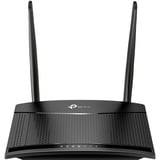 TP-Link TL-MR100 router inalámbrico Ethernet rápido Banda única (2,4 GHz) 4G Negro, Router WIRELESS LTE negro, Wi-Fi 4 (802.11n), Banda única (2,4 GHz), Ethernet, 3G, Negro, Router de sobremesa