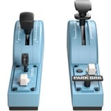 Thrustmaster TCA Quadrant Add-On Airbus Edition Negro, Azul Simulador de Vuelo PC, Schubregler Azul-gris/Negro, Simulador de Vuelo, PC, Negro, Azul, Windows 10, Windows 8, 45 mm, 225 mm