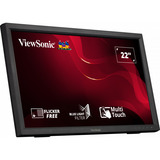 ViewSonic TD2223-2 pantalla para PC 55,9 cm (22") 1920 x 1080 Pixeles Full HD LCD Pantalla táctil Negro, Monitor LED negro (mate), 55,9 cm (22"), 1920 x 1080 Pixeles, Full HD, LCD, 6,5 ms, Negro