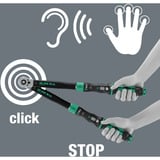 Wera Llave dinamométrica con cuadrado pasante Click-Torque Lock C 3 R/L, Llave de torsión negro/Verde