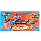 ZURU XSHOT Insanity - Bláster de Torre de Flechas Motorizado, Lanzador de dardos Minorista