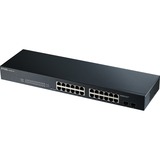 Zyxel GS-1900-24 v2 Gestionado L2 Gigabit Ethernet (10/100/1000) 1U Negro, Interruptor/Conmutador negro, Gestionado, L2, Gigabit Ethernet (10/100/1000), Bidireccional completo (Full duplex), Montaje en rack, 1U