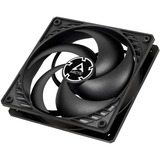 ARCTIC P12 PWM PST Carcasa del ordenador Ventilador 12 cm Negro negro, Ventilador, 12 cm, 1800 RPM, 0,3 sonio, 56,3 cfm, 95,65 m³/h