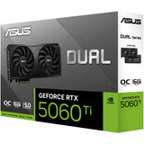 ASUS GeForce RTX 5060 Ti DUAL EVO 16GB, Tarjeta gráfica negro