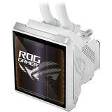 ASUS ROG Strix SLC IV 360 ARGB LCD, Refrigeración por agua blanco, Kit de refrigeración líquida, 12 cm, Blanco