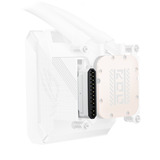 ASUS ROG Strix SLC IV 360 ARGB LCD, Refrigeración por agua blanco, Kit de refrigeración líquida, 12 cm, Blanco