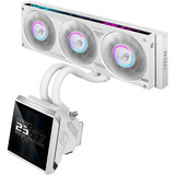 ASUS ROG Strix SLC IV 360 ARGB LCD, Refrigeración por agua blanco, Kit de refrigeración líquida, 12 cm, Blanco