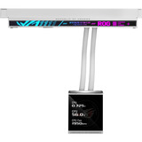 ASUS ROG Strix SLC IV 360 ARGB LCD, Refrigeración por agua blanco, Kit de refrigeración líquida, 12 cm, Blanco