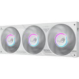 ASUS ROG Strix SLC IV 360 ARGB LCD, Refrigeración por agua blanco, Kit de refrigeración líquida, 12 cm, Blanco