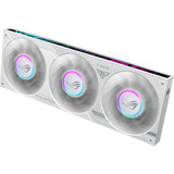 ASUS ROG Strix SLC IV 360 ARGB LCD, Refrigeración por agua blanco, Kit de refrigeración líquida, 12 cm, Blanco
