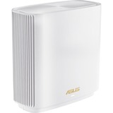 ASUS ZenWiFi AX (XT9) AX7800 1er Pack Weiß Tribanda (2,4 GHz/5 GHz/5 GHz) Wi-Fi 6 (802.11ax) Blanco 4 Interno, Enrutador de malla blanco, Blanco, Interno, Sistema de malla, Poder, 264,77 m², Tribanda (2,4 GHz/5 GHz/5 GHz)