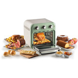 Ariete 4632/04 Sencillo 16 L Independiente 1400 W Freidora de aire caliente Verde blanco/Verde claro, Freidora de aire caliente, 16 L, 80 °C, 230 °C, 60 min, Sencillo