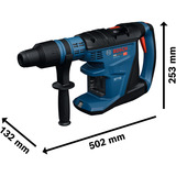 Bosch GBH18V-40 (solo; L), Martillo perforador azul/Negro, Minorista