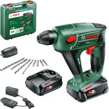 Bosch Martillo perforador a batería Uneo Maxx, 18 Voltios verde/Negro