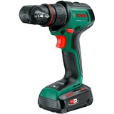 Bosch Taladro atornillador inalámbrico AdvancedDrill 18V-80 QuickSnap + accesorios, Taladro/destornillador verde/Negro