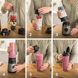 Bosch VitaPower MMB2111S licuadora 0,6 L Batidora de vaso 450 W Plata, Batidora depie plateado/Negro, Batidora de vaso, 0,6 L, 450 W, Plata