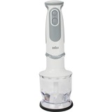 Braun MultiQuick 5 MQ5245WH licuadora 1,25 L Batidora de inmersión 1000 W Gris, Blanco, Batidora de mano blanco/Gris, Batidora de inmersión, 1,25 L, Picahielos, 1000 W, Gris, Blanco