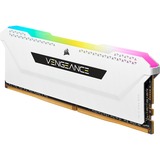 Corsair Vengeance CMH16GX4M2E3200C16W módulo de memoria 16 GB 2 x 8 GB DDR4 3200 MHz, Memoria RAM blanco, 16 GB, 2 x 8 GB, DDR4, 3200 MHz, 288-pin DIMM