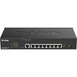 D-Link DGS-2000-10P switch Gestionado L2/L3 Gigabit Ethernet (10/100/1000) Energía sobre Ethernet (PoE) 1U Negro, Interruptor/Conmutador Gestionado, L2/L3, Gigabit Ethernet (10/100/1000), Energía sobre Ethernet (PoE), Montaje en rack, 1U