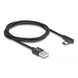DeLOCK Cable USB 2.0, conector USB-A macho > conector USB-C macho negro