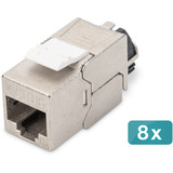 Digitus DN-93617-8, Módulo Keystone plateado