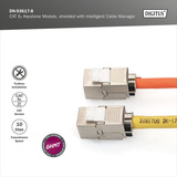 Digitus DN-93617-8, Módulo Keystone plateado