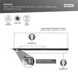 Digitus PDU IT básica con perfil de aluminio, 24x C13, 4x C19, Regleta negro/Aluminio