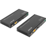 Digitus Set Extensor HDMI 4K HDBaseT, 150 Metros, Alargador de HDMI negro