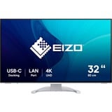 EIZO FlexScan EV3240X-WT pantalla para PC 80 cm (31.5") 3840 x 2160 Pixeles 4K Ultra HD LCD Blanco, Monitor LED blanco, 80 cm (31.5"), 3840 x 2160 Pixeles, 4K Ultra HD, LCD, 5 ms, Blanco