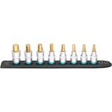 Hazet SmartRail 1/2" juego de llaves de vaso hexagonales internas, 8 piezas, Llave de tubo negro