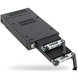 Icy Dock MB834TP-B caja para disco duro externo Caja externa para unidad de estado sólido (SSD) Aluminio, Negro 2.5", Laufwerkstrays negro, Caja externa para unidad de estado sólido (SSD), 2.5", M.2, Aluminio, Negro