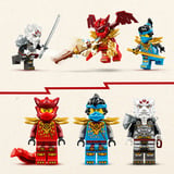 LEGO Ninjago Zilvar en su bestia dragón Grimtak, Juegos de construcción 