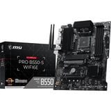 MSI PRO B550-S WIFI6E, Placa base negro
